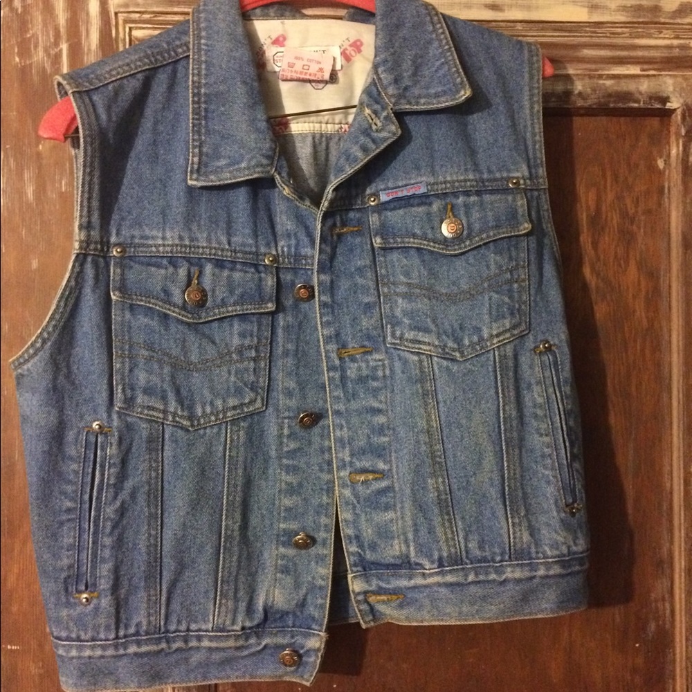 Vintage jean or denim vest